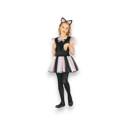 Picture of CAT COSTUME WITH HEADBAND 9-10 YEARS